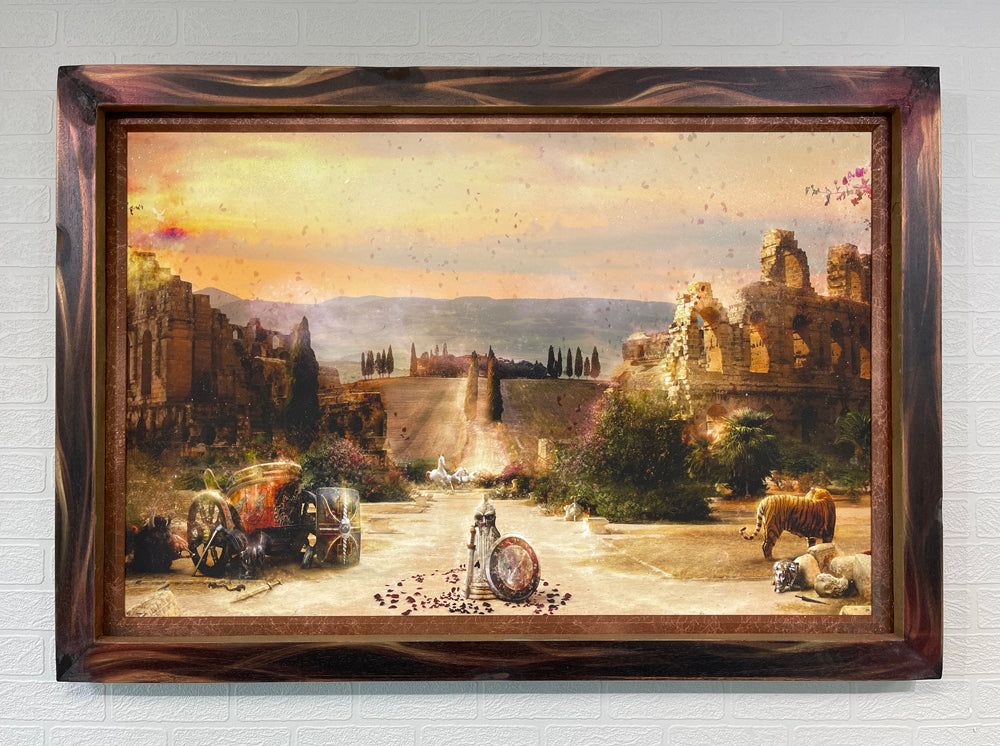 Custom Framed Strength & Honour (Gladiator) - Canvas Limited Edition 1PP - SAVE 35%