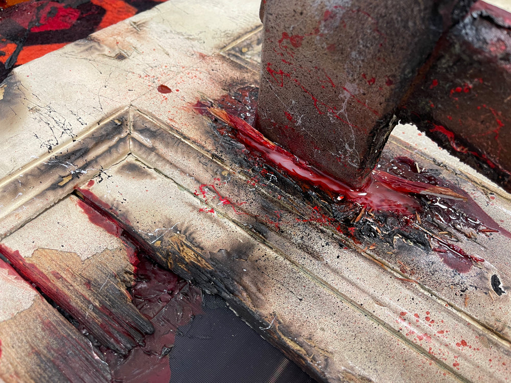 ‘Here's Johnny!’ (The Shining) - Axe Statement Original Piece