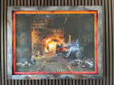 Custom Framed OUTATIME (Back To The Future) - Canvas Limited Edition - 4/20 - SAVE 25%