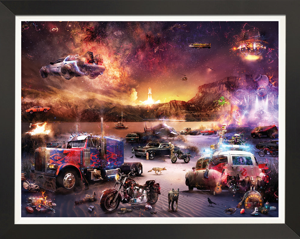 'Petrolheads - Pedal to the Metal' - Canvas Limited Edition