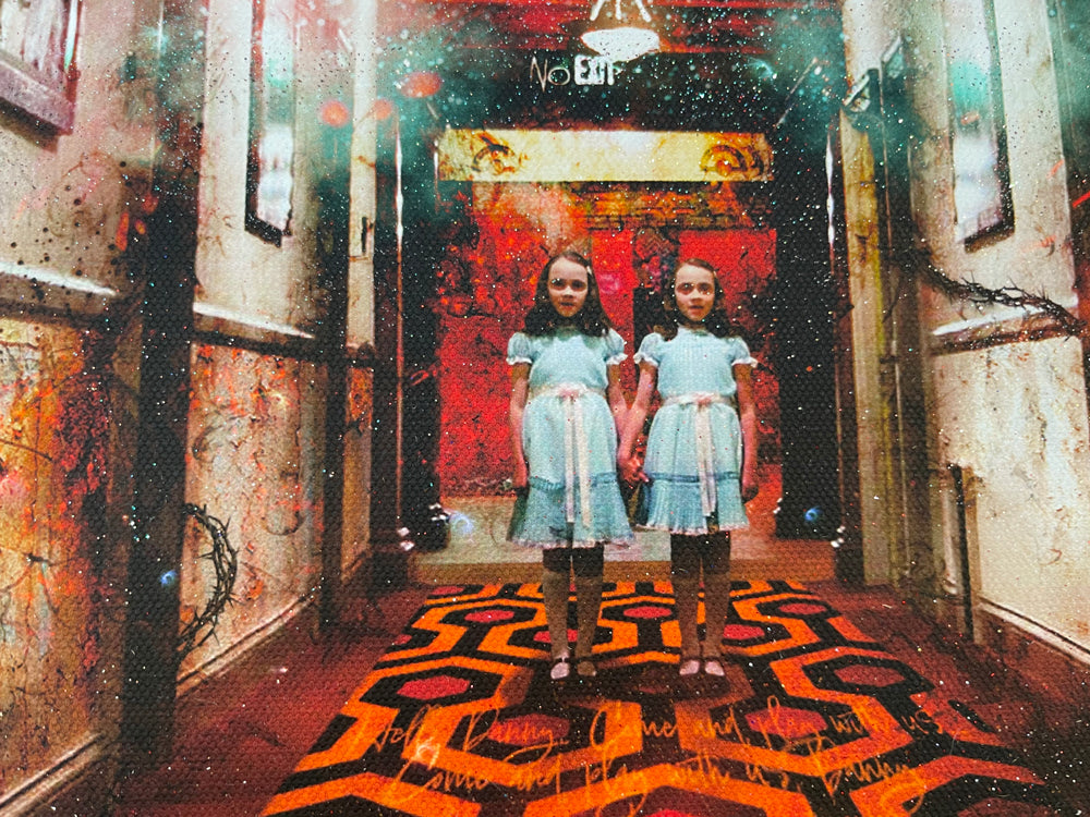 ‘REDRUM’ (The Shining) - Custom Canvas Limited Edition 1AP - SAVE 25%