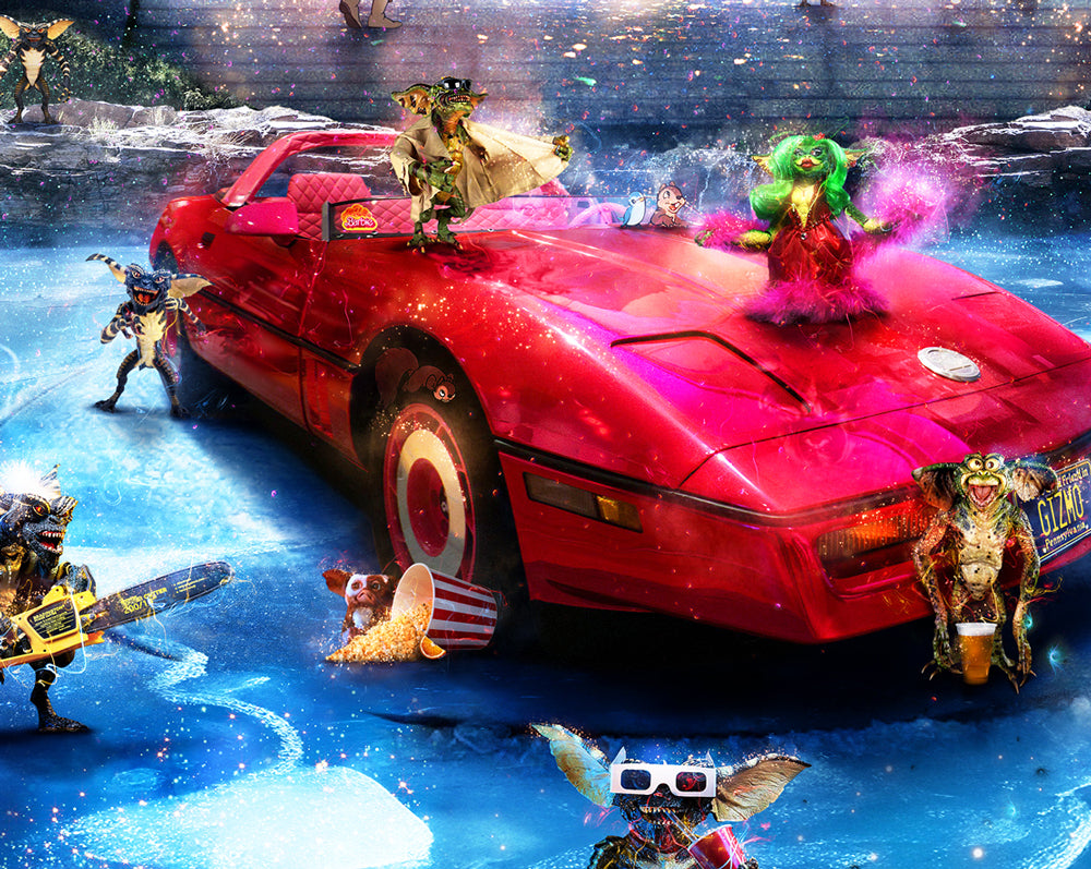 There’s Trouble A-Brewin! (Gremlins) - Canvas Limited Edition
