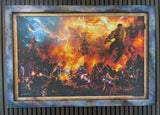 Custom Framed ‘Til The End (Avengers) - Panoramic Canvas Limited Edition - AC
