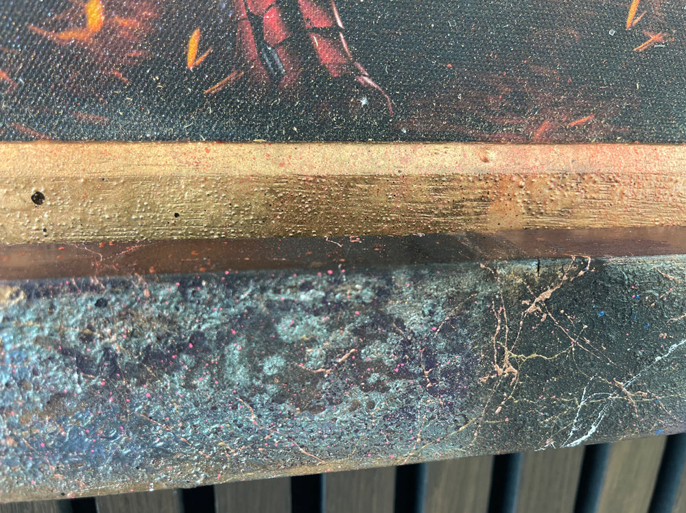 Custom Framed ‘Til The End (Avengers) - Panoramic Canvas Limited Edition - AC