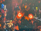 Custom Framed ‘Til The End (Avengers) - Panoramic Canvas Limited Edition - AC