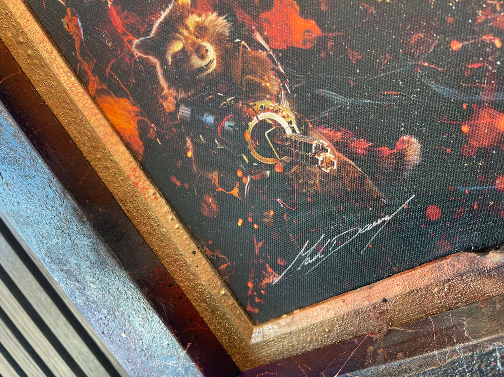 Custom Framed ‘Til The End (Avengers) - Panoramic Canvas Limited Edition - AC