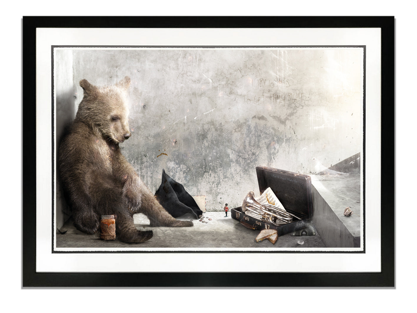 A Letter To Aunt Lucy (Paddington) - Hand Embellished Large Limited Edition #5/10