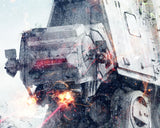 Attack on Echo Base (Star Wars) - A3 Poster Print