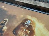 Custom Framed 'Among The Clouds' (Star Wars) - Diamond Dusted and Hand Embellished Canvas Limited Edition #1AP