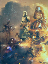 Custom Framed 'Among The Clouds' (Star Wars) - Diamond Dusted and Hand Embellished Canvas Limited Edition #1AP