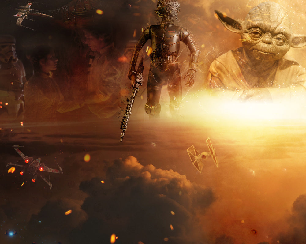 Custom Framed Among The Clouds (Star Wars) - Standard Limited Edition - 1AP