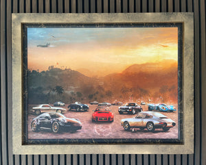 ‘Driven by Dreams’ (Porsche) - Custom Framed Canvas Limited Edition 1AP - SOLD