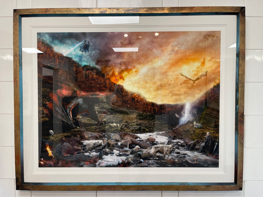 Custom Framed Dracarys (Game Of Thrones) - Large Limited Edition 2/10