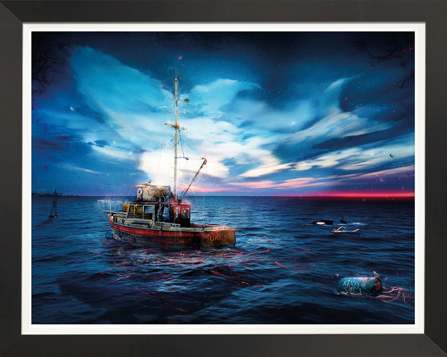 ‘Get Out of the Water’ (Jaws) - Canvas Limited Edition