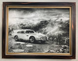 In Pursuit Of Gold (James Bond) - Canvas Limited Edition - Black & White) 1AP