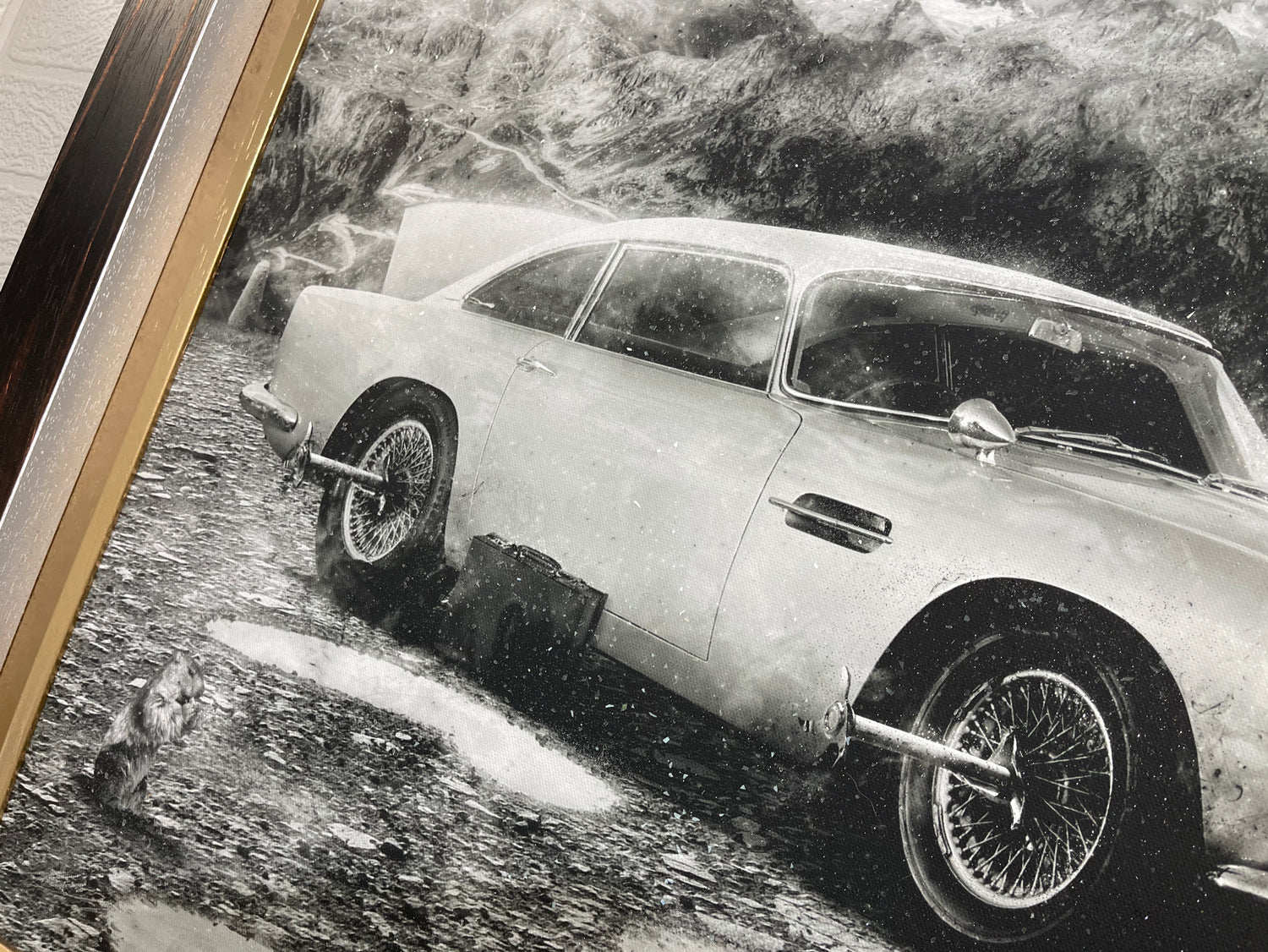 In Pursuit Of Gold (James Bond) - Canvas Limited Edition - Black & White) 1AP