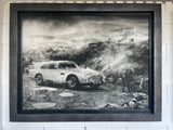 In Pursuit Of Gold (James Bond) - Canvas Limited Edition - Black & White) 1AP