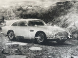 In Pursuit Of Gold (James Bond) - Canvas Limited Edition - Black & White) 1AP