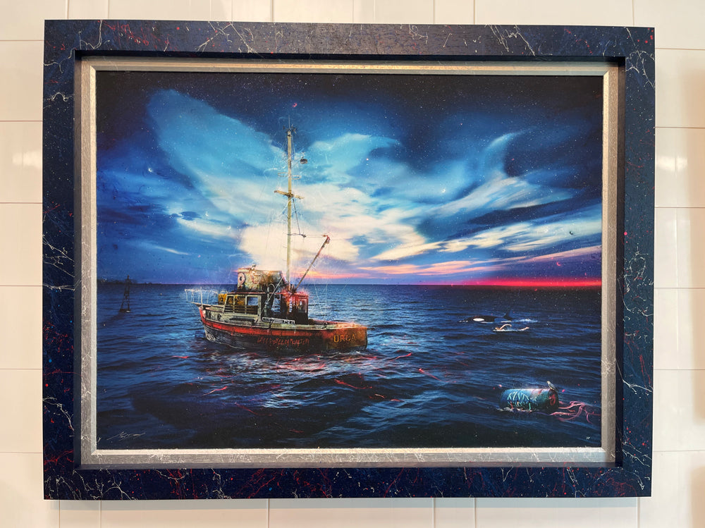 ‘Get Out of the Water’ (Jaws) - Custom Canvas Limited Edition 1AP - SOLD