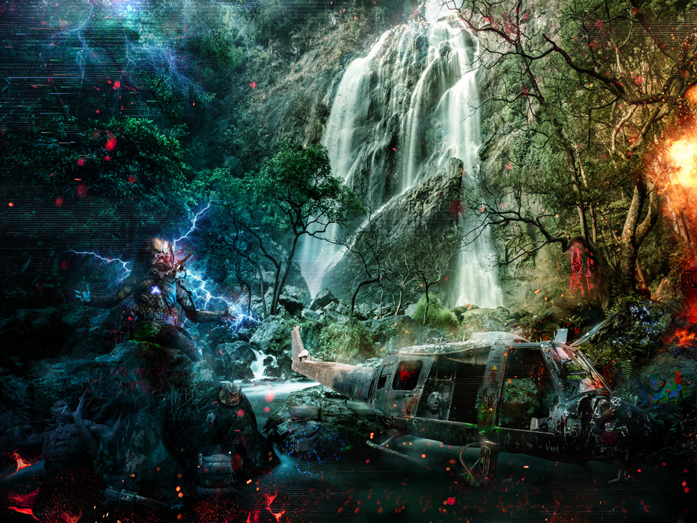Jungle Hunter (Predator) - Canvas Limited Edition