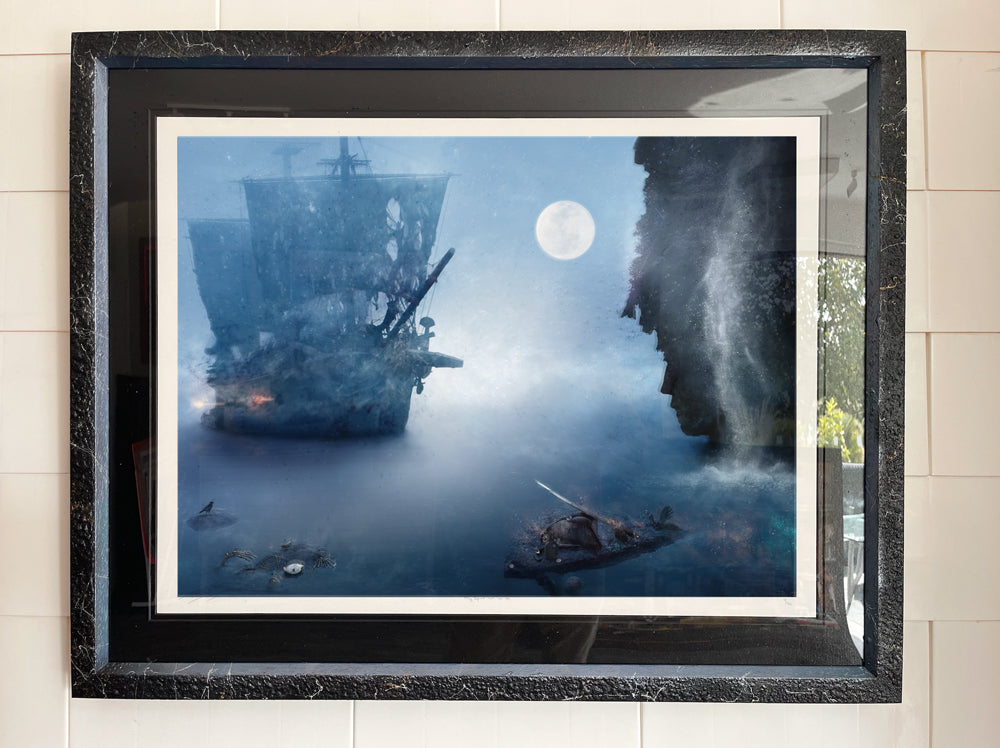Custom Framed My Spirit Will Live On (Pirates Of The Caribbean) - Hand Embellished Standard Limited Edition - #18/25