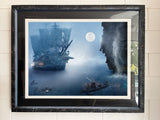 Custom Framed My Spirit Will Live On (Pirates Of The Caribbean) - Hand Embellished Standard Limited Edition - #18/25