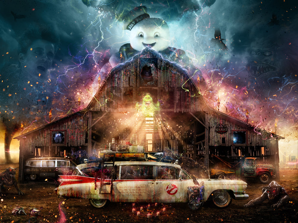 'Trouble's Coming!' (Ghostbusters) - Canvas Limited Edition