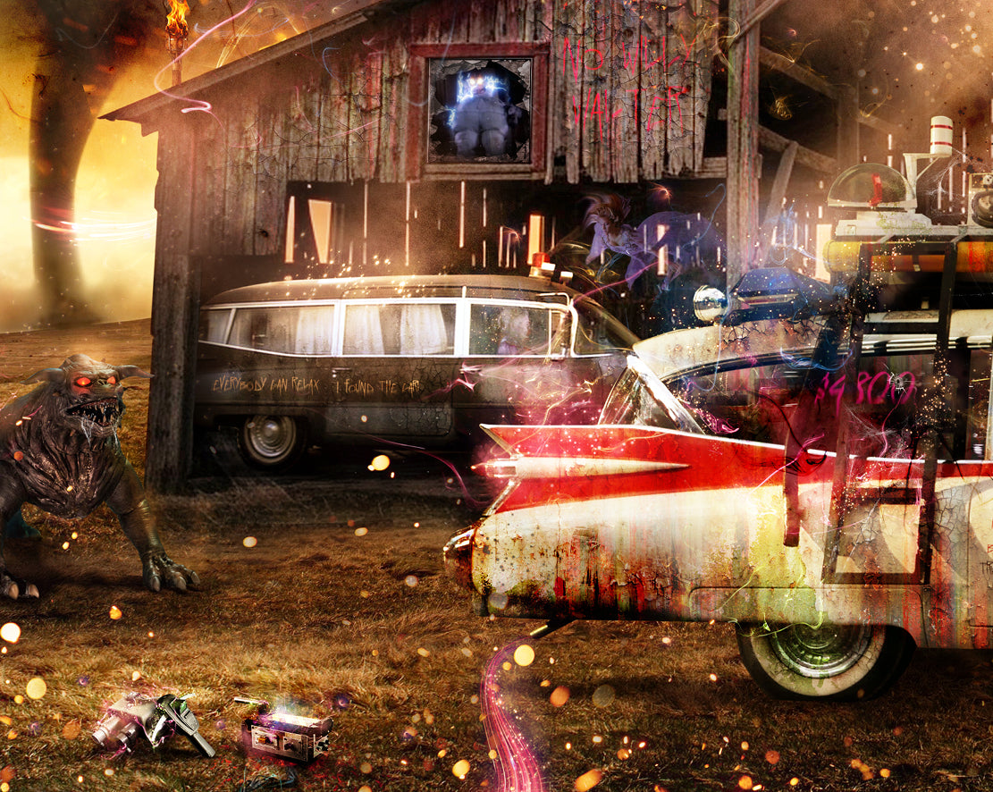 'Trouble's Coming!' (Ghostbusters) - Canvas Limited Edition