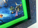 Custom Framed There’s Trouble A-Brewin! (Gremlins) - Canvas Limited Edition 1AP