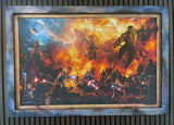 Custom Framed ‘Til The End (Avengers) - Panoramic Canvas Limited Edition - AC