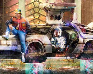 OUTAREACH (Back to the Future) - Canvas Limited Edition