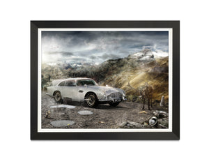 In Pursuit Of Gold (James Bond) - Canvas Limited Edition