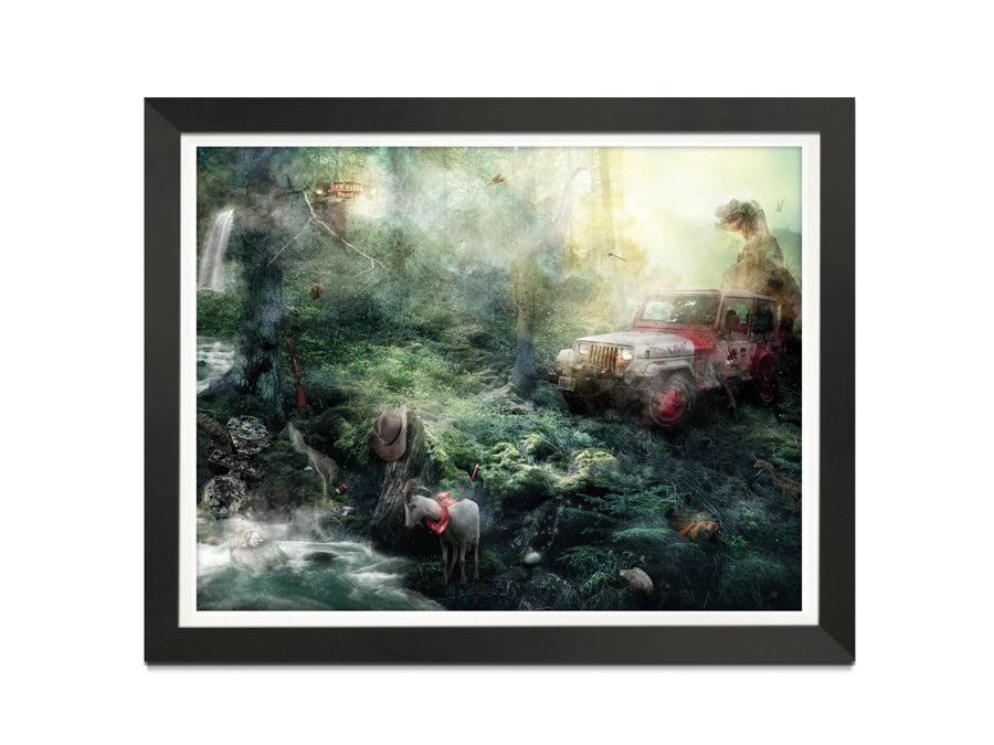 Life Will Find A Way (Jurassic Park) - Canvas Limited Edition