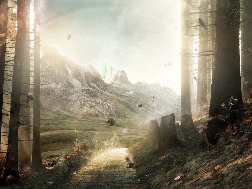 The Long & Winding Road (Wizard Of Oz) - Canvas Limited Edition