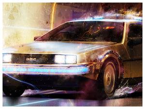 OUTAHERE (Back to The Future) - Canvas Limited Edition