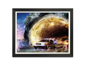 OUTAHERE (Back to The Future) - Canvas Limited Edition