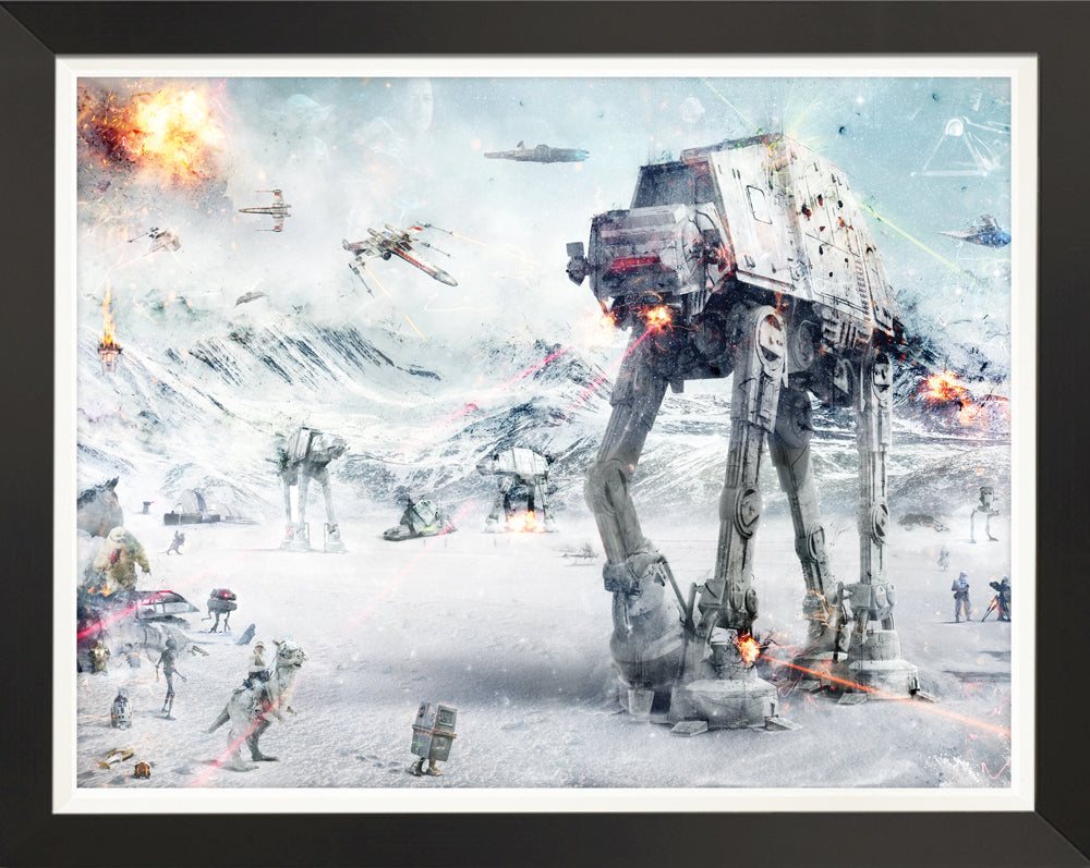 Attack on Echo Base (Star Wars) - Canvas Limited Edition